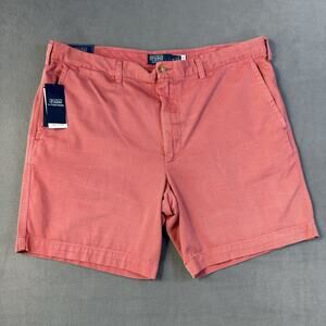 Polo Ralph Lauren Shorts Mens 40 Red The Salinger Chino Straight Fit NEW